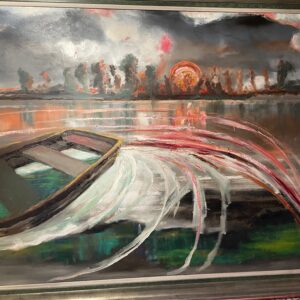 Julio Lavallén - Paisaje de rio